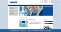 Desktop Screenshot of grenkeleasing.co.uk